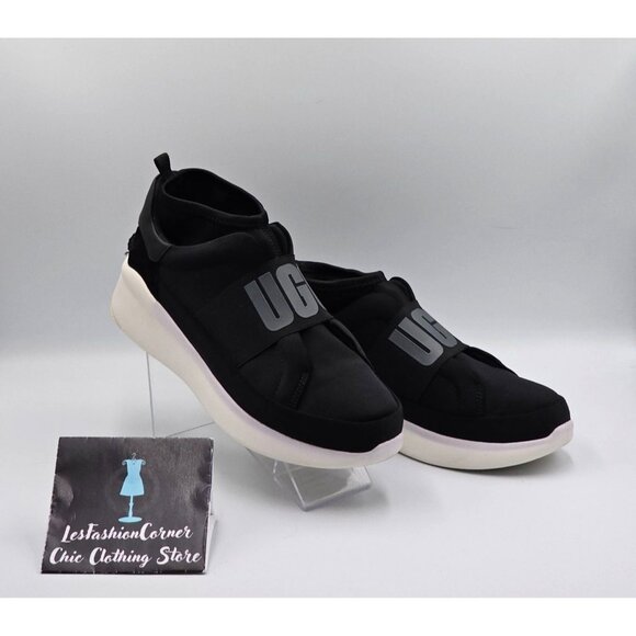 Ugg Women's Black Neoprene Neutra Trainer Slip-On Platform Sneakers Size 9 2859 - Picture 12 of 16